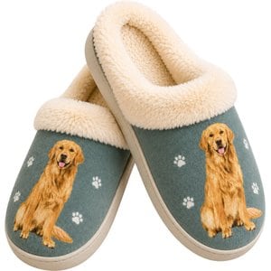 E&S PETS Golden Retreiver Snugg Slippers, Small/Medium - Chewy.com
