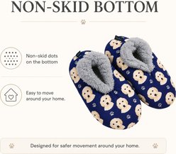E&S PETS Goldendoodle Slippers, Blue, one size slide 2 of 6