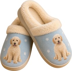 E&S PETS Goldendoodle Snugg Slippers, Small/Medium