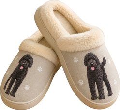 E&S PETS Labradoodle Black Snugg Slippers, Large/X-Large
