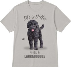E&S PETS Labradoodle T-Shirt, Grey, Large slide 1 of 6
