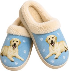 E&S PETS Labrador Yellow Snugg Slippers, Small/Medium