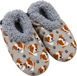 E&S PETS Pit Bull Slippers, Grey, one size