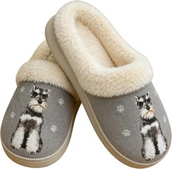 E&S PETS Schnauzer Snugg Slippers, Large/X-Large