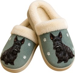 E&S PETS Scottish Terrier Snugg Slippers, Large/X-Large