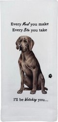 E&S PETS Weimaraner Cotton Kitchen Towel