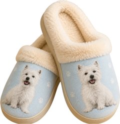 E&S PETS Westie Snugg Slippers, Large/X-Large
