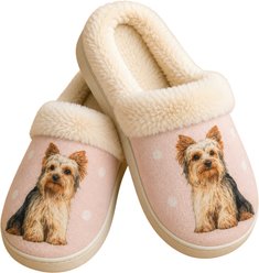 E&S PETS Yorkie Snugg Slippers, Small/Medium