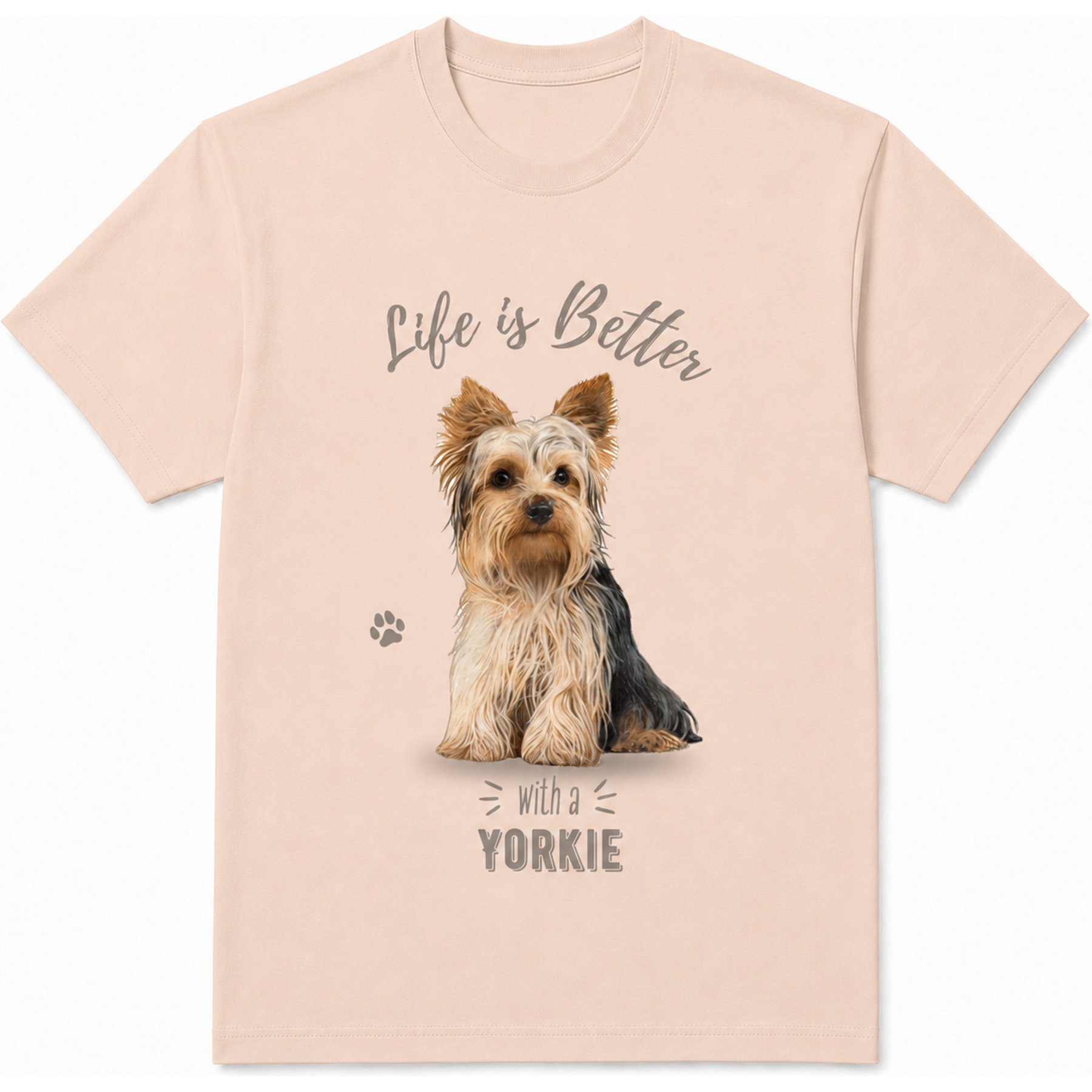 E&S PETS Yorkie T-Shirt, Pink, XX-Large