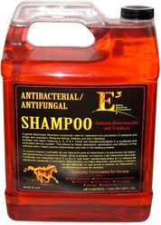 E3 Antibacterial with Keto Horse Shampoo, 1-gal bottle