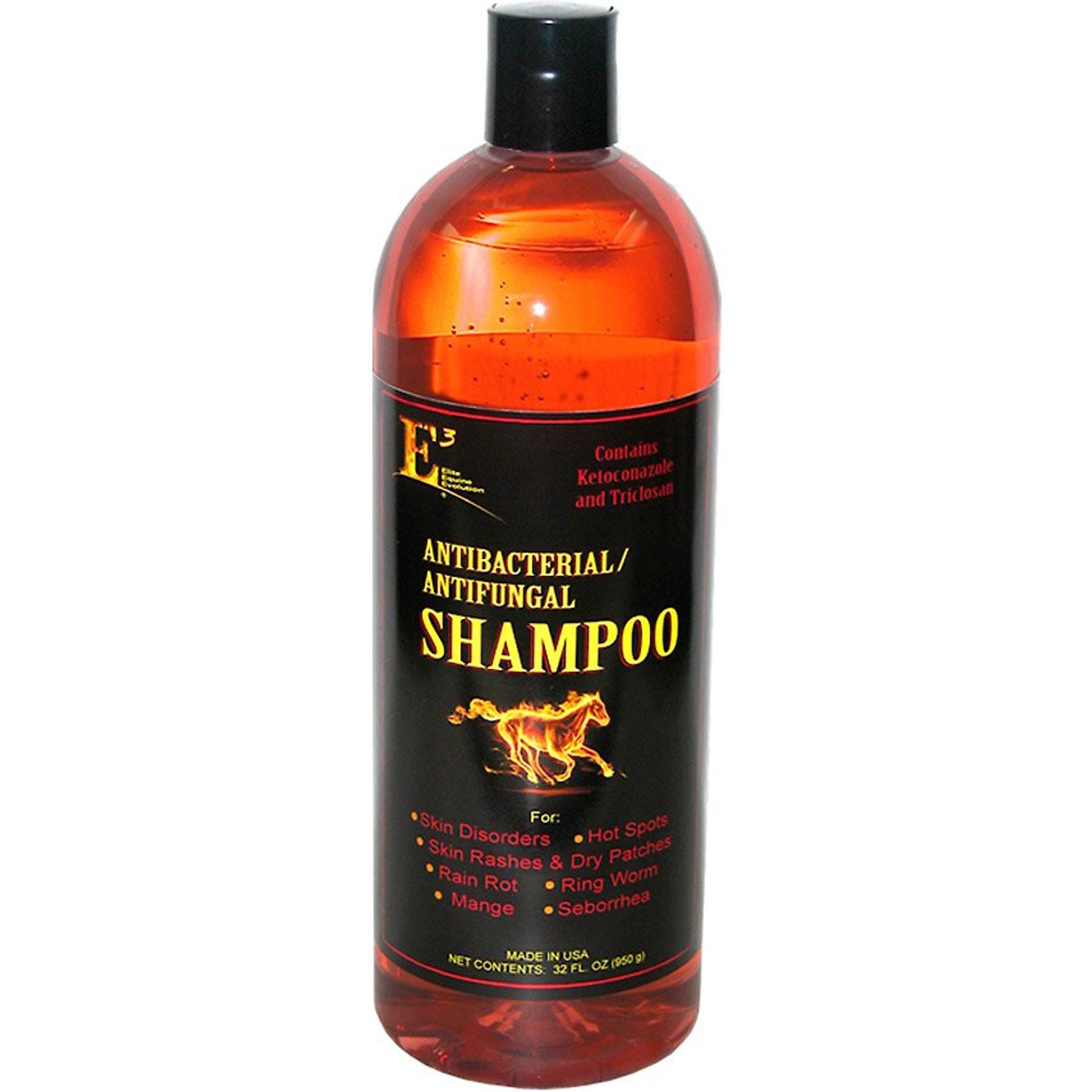 E3 Antibacterial with Keto Horse Shampoo, 32-fl oz bottle