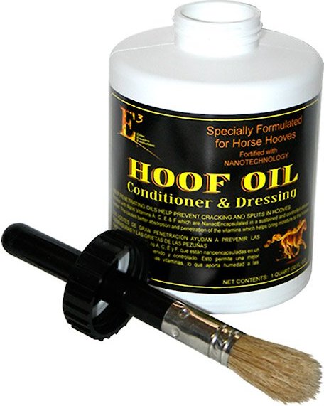 Show full view: E3 Hoof Oil with Brush Horse, 32-fl oz bottle slide 1 of 1