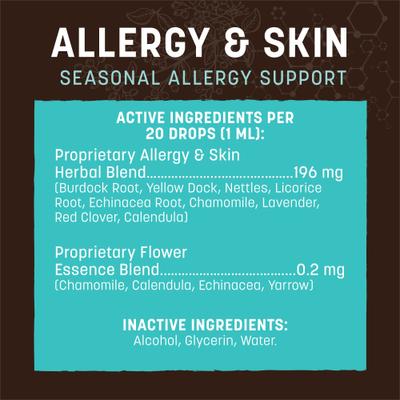 Show full view: Earth Animal Apothecary Allergy & Skin Herbal Liquid Allergy Supplement for Dogs & Cats, 2-fl oz bottle slide 6 of 12