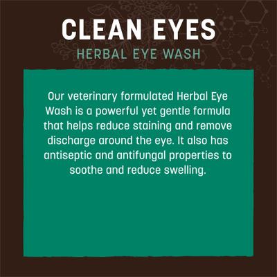Show full view: Earth Animal Apothecary Clean Eyes Natural Grooming Herbal Eye Wash Cleanser for Dogs & Cats, 4-fl oz bottle slide 4 of 9