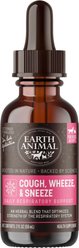 Earth Animal Apothecary Cough, Wheeze, & Sneeze Herbal Liquid Respiratory Supplement for Dogs & Cats, 2-fl oz bottle
