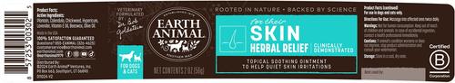 Show full view: Earth Animal Apothecary for Their Skin Herbal Relief Natural Grooming Balm Soothing Nose, Paw, & Skin Ointment for Dogs & Cats, 2-oz jar slide 2 of 7