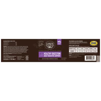 Show full view: Earth Animal Apothecary Healthy Digestion Digestive Nutritional Probiotic Powder Supplement for Dogs & Cats, 8-oz container slide 3 of 11