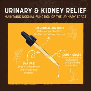 Earth Animal Apothecary Urinary & Kidney Relief Herbal Liquid Supplement for Dogs & Cats, 2-fl oz bottle