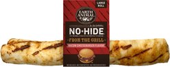 Earth Animal No-Hide From the Grill Large Rolls Long Lasting Natural Rawhide Free Bacon Cheeseburger Flavor Dog Chews