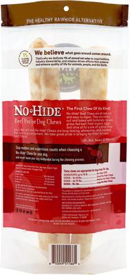 Show full view: Earth Animal No-Hide Large Rolls Long Lasting Natural Rawhide Alternative Beef Recipe Chew Dog Treats, 2 count slide 3 of 12