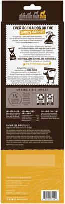 Show full view: Earth Animal No-Hide Large Rolls Long Lasting Natural Rawhide Alternative Peanut Butter Vegetarian Recipe Chew Dog Treats, 3 count slide 3 of 12