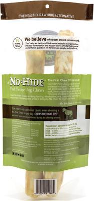 Show full view: Earth Animal No-Hide Large Rolls Long Lasting Natural Rawhide Alternative Pork Recipe Chew Dog Treats, 2 count slide 3 of 11