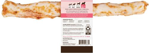 Show full view: Earth Animal No-Hide Large Rolls Long Lasting Natural Rawhide Alternative Salmon Recipe Chew Dog Treats, 1 count slide 3 of 12