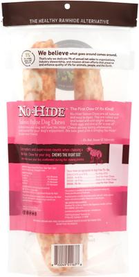 Show full view: Earth Animal No-Hide Large Rolls Long Lasting Natural Rawhide Alternative Salmon Recipe Chew Dog Treats, 2 count slide 3 of 12
