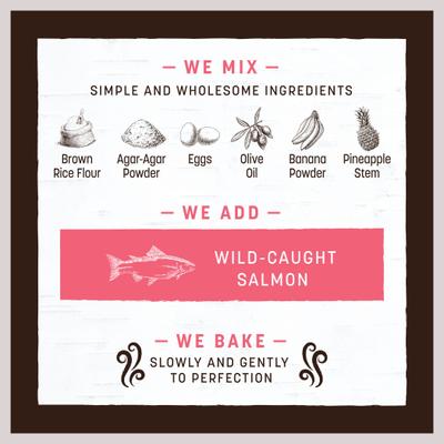 Show full view: Earth Animal No-Hide Large Rolls Long Lasting Natural Rawhide Alternative Salmon Recipe Chew Dog Treats, 2 count slide 5 of 12