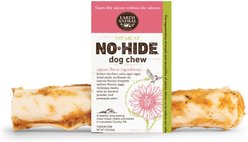 Earth Animal No-Hide Medium Roll Long Lasting Natural Rawhide Alternative No Salmon Vegetarian Recipe Dog Chew Treat
