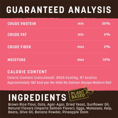 Show full view: Earth Animal No-Hide Medium Roll Long Lasting Natural Rawhide Alternative No Salmon Vegetarian Recipe Dog Chew Treat slide 8 of 10