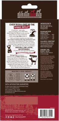 Show full view: Earth Animal No-Hide Medium Rolls Long Lasting Natural Rawhide Alternative Beef Recipe Chew Dog Treats, 3 count slide 3 of 12