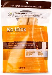 Earth Animal No-Hide Medium Rolls Long Lasting Natural Rawhide Alternative Chicken Recipe Chew Dog Treats, 2 count slide 2 of 9