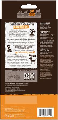 Show full view: Earth Animal No-Hide Medium Rolls Long Lasting Natural Rawhide Alternative Chicken Recipe Chew Dog Treats, 3 count slide 3 of 12