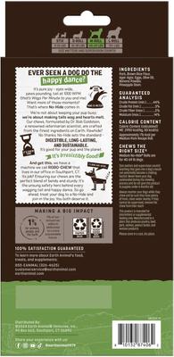 Show full view: Earth Animal No-Hide Medium Rolls Long Lasting Natural Rawhide Alternative Pork Recipe Chew Dog Treats, 3 count slide 3 of 12