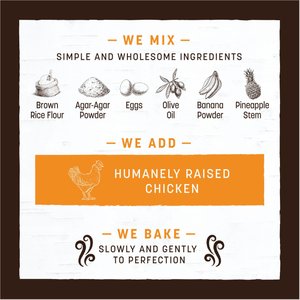 Earth Animal No-Hide Small Rolls Long Lasting Natural Rawhide Alternative Chicken Recipe Chew Dog Treats, 2 count