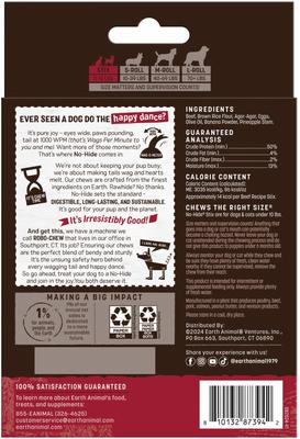 Show full view: Earth Animal No-Hide Stix Long Lasting Natural Rawhide Alternative Beef Recipe Chew Dog & Cat Treat Sticks, 20 count slide 3 of 12