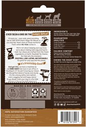 Earth Animal No-Hide Stix Long Lasting Natural Rawhide Alternative Venison Recipe Chew Dog & Cat Treat Sticks, 20 count slide 2 of 9