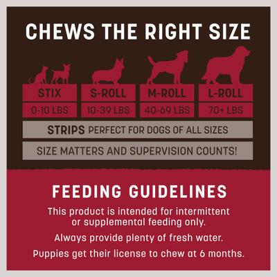Show full view: Earth Animal No-Hide Strips Thin Natural Rawhide Alternative Beef Recipe Dog Treat, 4 count slide 9 of 13