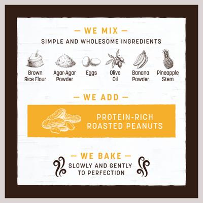 Show full view: Earth Animal No-Hide Strips Thin Natural Rawhide Alternative Peanut Butter Vegetarian Recipe Dog Chew Treat, 4 count slide 8 of 13