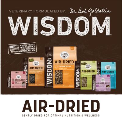 Show full view: Earth Animal Wisdom Air-Dried Chicken Recipe Premium Natural Dog Food, 32-oz bag slide 9 of 11