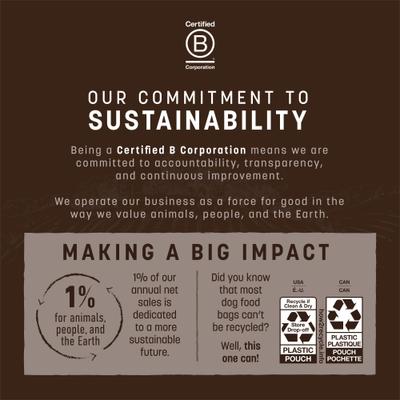 Show full view: Earth Animal Wisdom Air-Dried Chicken Recipe Premium Natural Dog Food, 128-oz bag slide 10 of 11