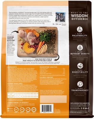 Show full view: Earth Animal Wisdom Air-Dried Chicken Recipe Premium Natural Dog Food, 128-oz bag slide 3 of 11