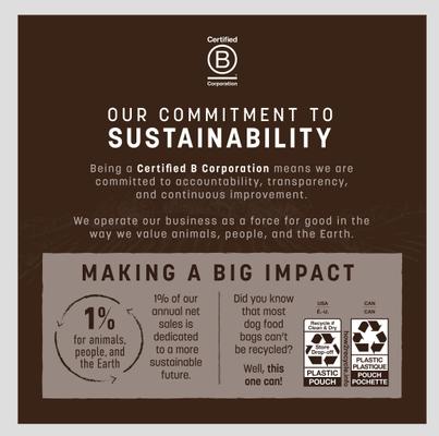 Show full view: Earth Animal Wisdom Air-Dried From the Sea Recipe with Catfish, Clams, & Sardines Premium Natural Dog Food, 32-oz bag slide 10 of 11