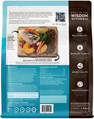 Show full view: Earth Animal Wisdom Air-Dried From the Sea Recipe with Catfish, Clams, & Sardines Premium Natural Dog Food, 128-oz bag slide 3 of 11