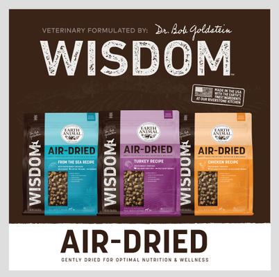 Show full view: Earth Animal Wisdom Air-Dried From the Sea Recipe with Catfish, Clams, & Sardines Premium Natural Dog Food, 128-oz bag slide 9 of 11