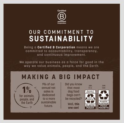 Show full view: Earth Animal Wisdom Air-Dried From the Sea Recipe with Catfish, Clams, & Sardines Premium Natural Dog Food, 128-oz bag slide 10 of 11