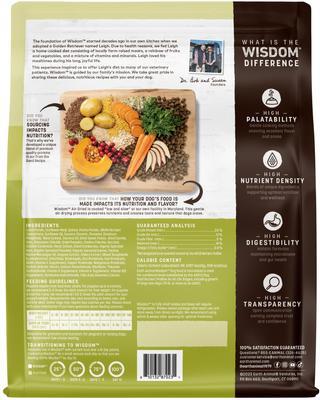 Show full view: Earth Animal Wisdom From the Seed Recipe Premium Plant-Based Natural Air-Dried Dog Food, 128-oz bag slide 3 of 11
