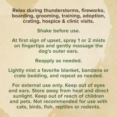 Show full view: Earth Heart Canine Calm Calming Spray for Dogs, 2-oz slide 5 of 10