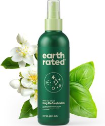 Earth Rated Deodorizing & Conditioning Refresh Mist for Dogs, White Tea & Basil Scent, 8-fl oz bottle